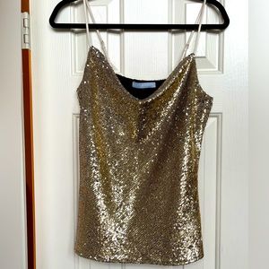 Antonio melani gold sequin camisole- never worn